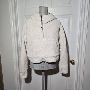 LULULEMON Cropped Scuba Oversized Half Zip Sherpa